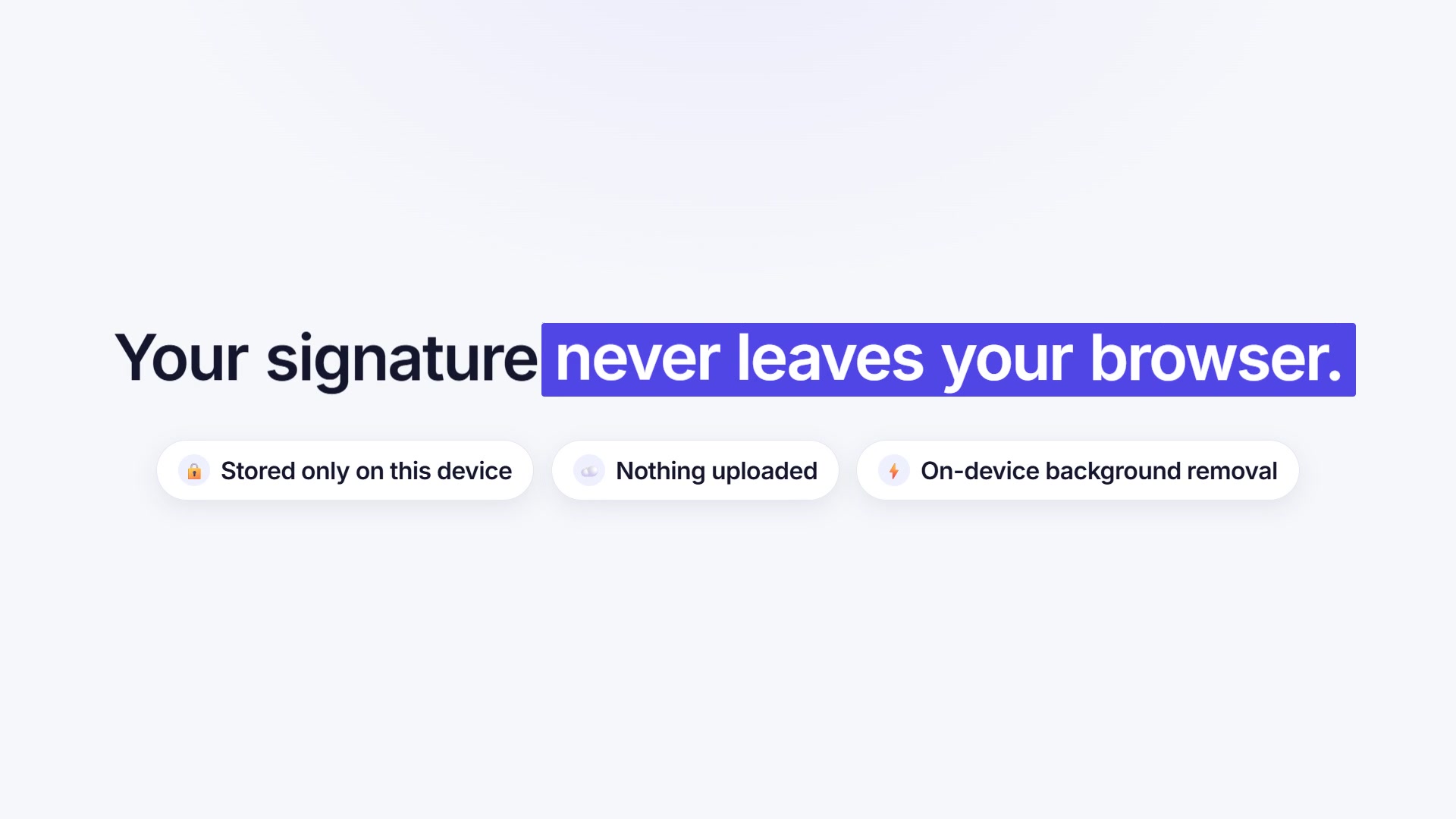 Signly launch film — your signature never leaves your browser